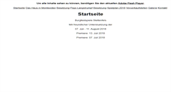 Desktop Screenshot of burgfestspiele-stettenfels.com